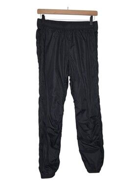 Vintage Marmot Mens Black PreCip Eco Full Zip Mountain Hiking Shell Pants Small